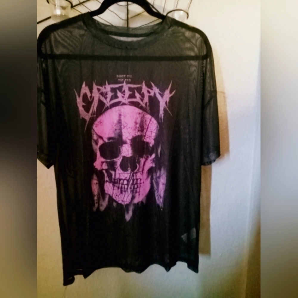 Sheer Skull Shirt